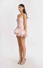 Balloon Draped Mini Dress