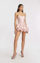 Balloon Draped Mini Dress