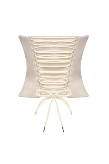 Corset Top Strapless Sheer Tulle Tiered Maxi Dress Set