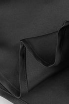 Fitted strapless mermaid cut sable crew long dress