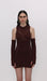 Stretchy Mini Knit Dress Included Sleeves