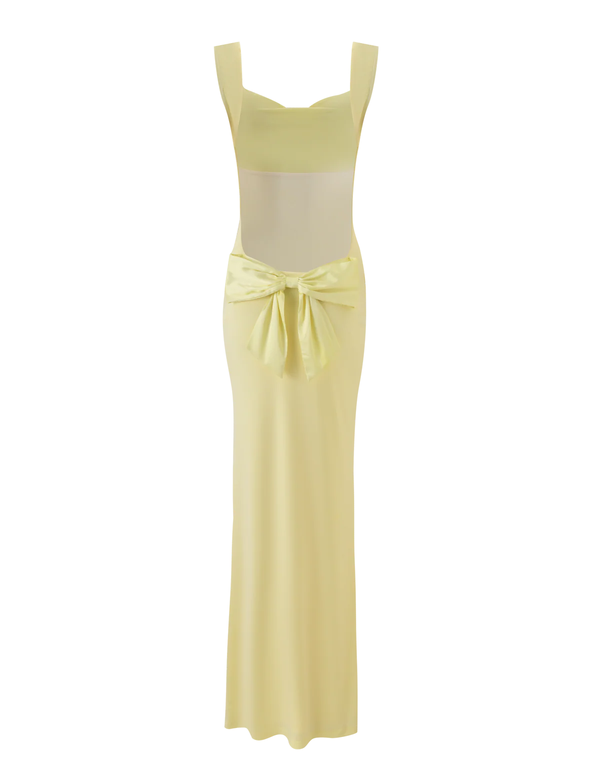 Spaghetti Strap Backless Bodycon with Bow Detail Dress