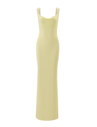 Spaghetti Strap Backless Bodycon with Bow Detail Dress