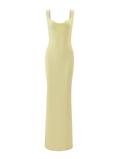 Spaghetti Strap Backless Bodycon with Bow Detail Dress