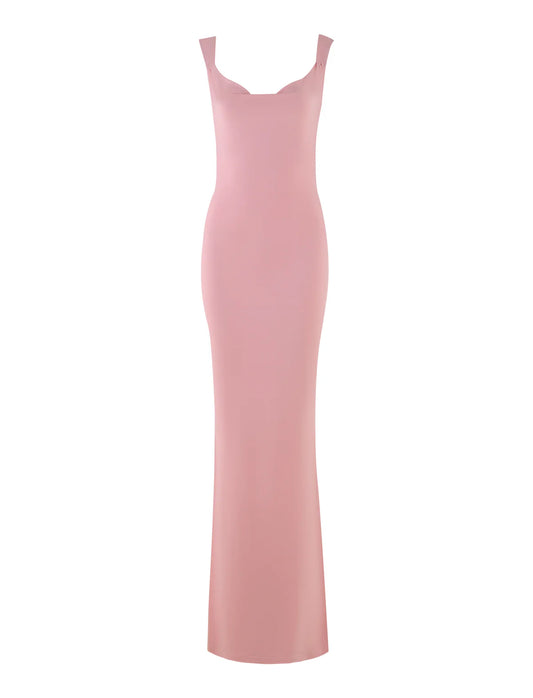 Spaghetti Strap Backless Bodycon with Bow Detail Dress
