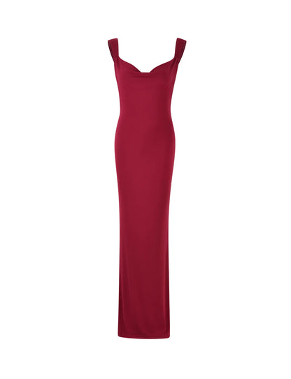 Spaghetti Strap Backless Bodycon with Bow Detail Dress