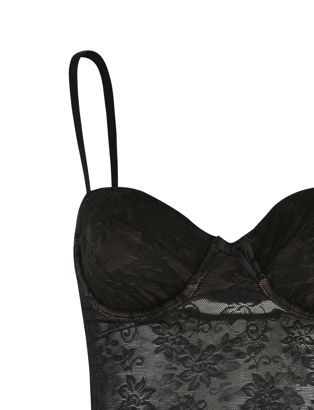 Spaghetti Strap Corset Lace Top and Skirt Set