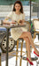 Tweed Square Neckline Mini Dress