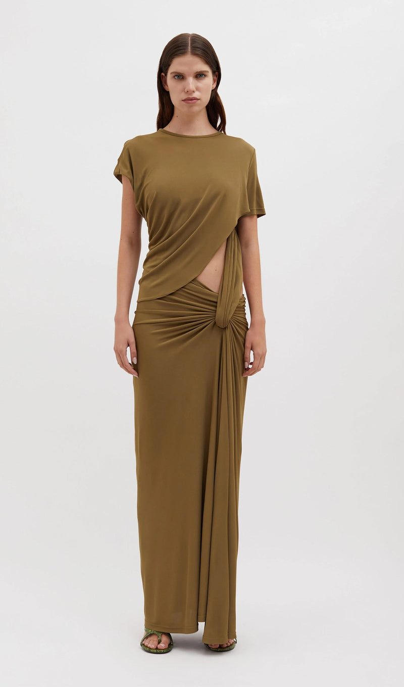 Twisted Lever Tee Maxi Dress
