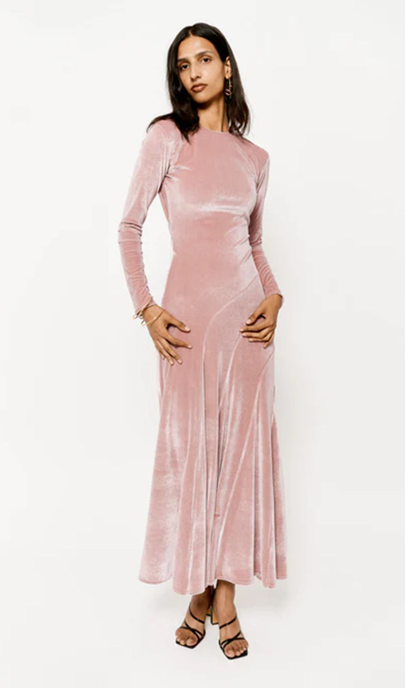 Velet Open Back Maxi Dress