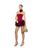Paradise Cupped Corset&Hand-embroidered Rose Mini Skirt Sets