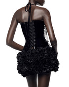 Dahlia Velvet Corset
