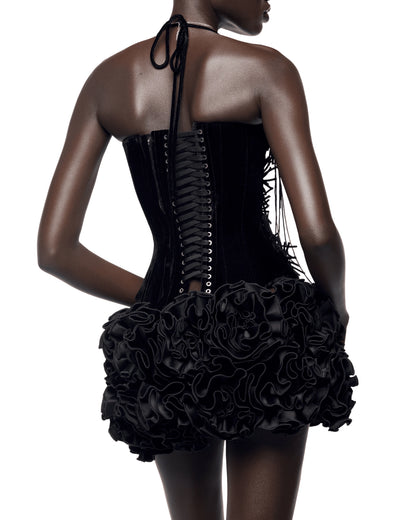 Dahlia Velvet Corset