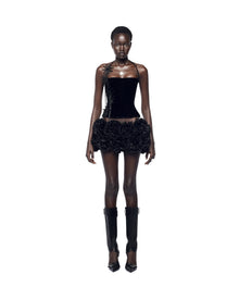 Dahlia Velvet Corset