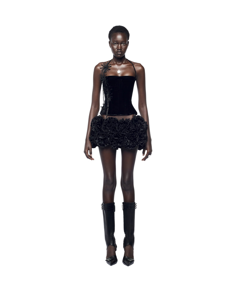 Dahlia Velvet Corset