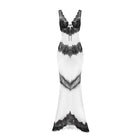 Lace Cutout Maxi Dress