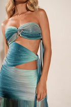 Sea Green Tie Dress