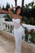 Strapless Twist-Front Bodycon Dress