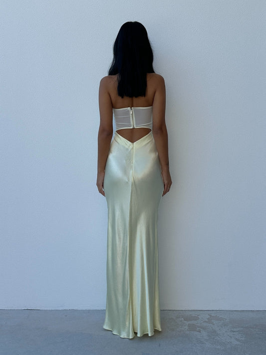 Halle Dress - Lemon