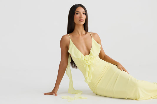 Daniela Dress - Butter Yellow